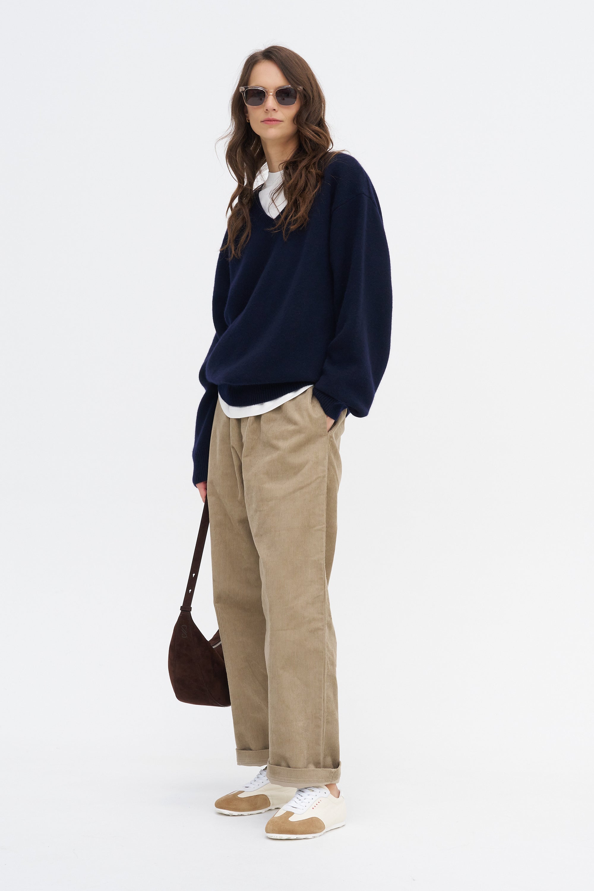 Pinot Cody - Cotton Corduroy Trousers, Cashew