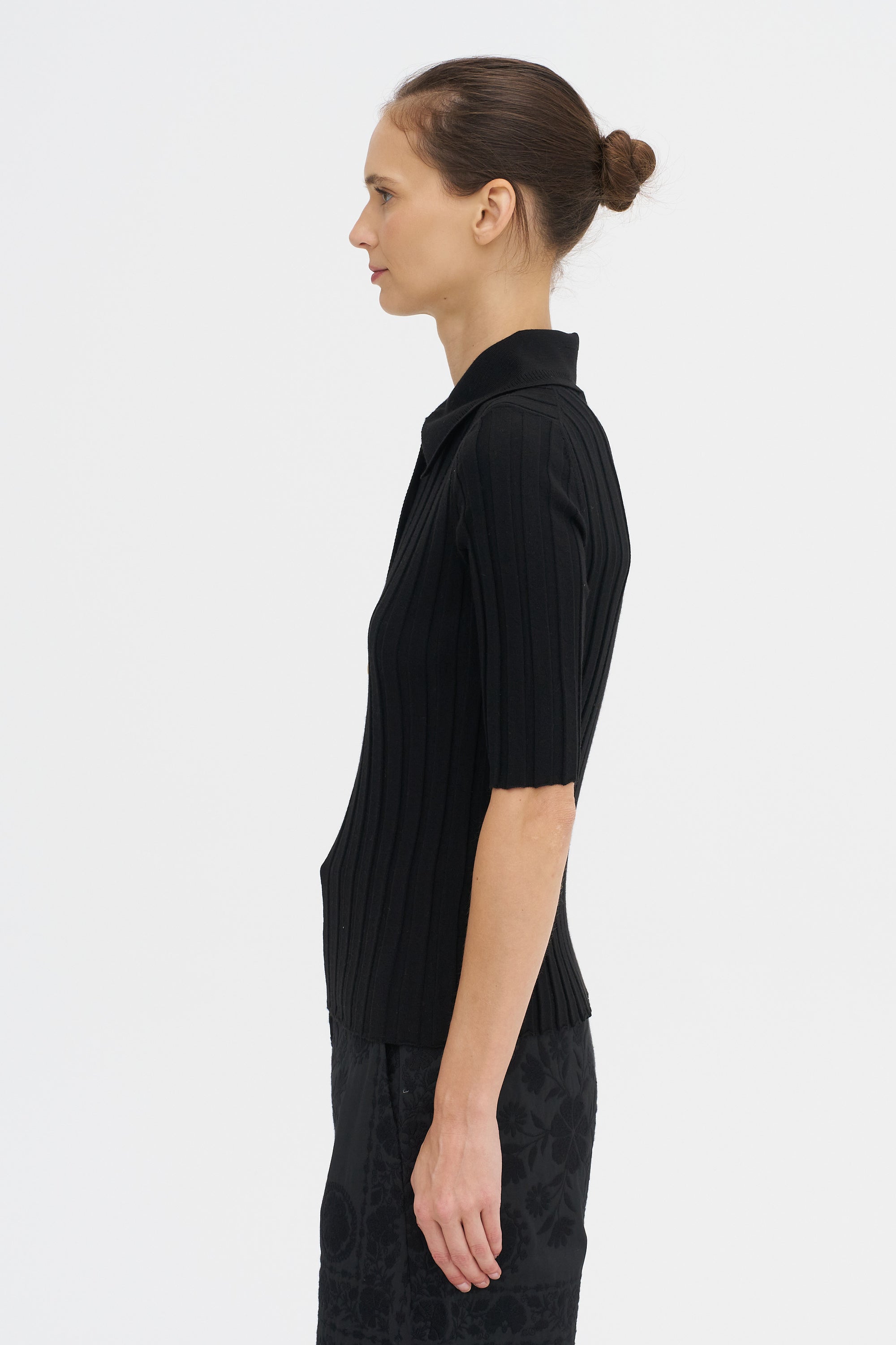 Sugarman Knit Polo, Noir