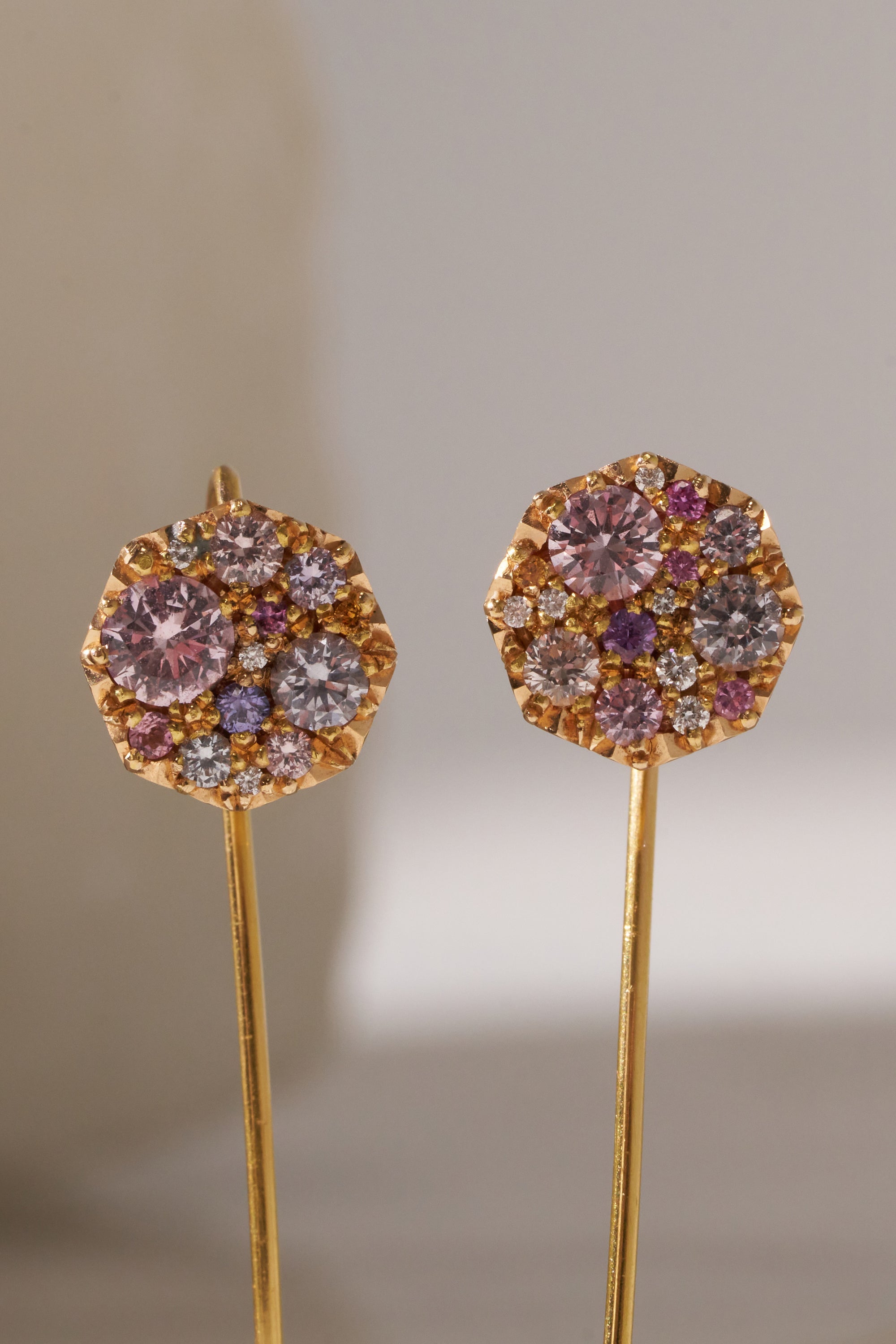 Iris Earring, Sapphires
