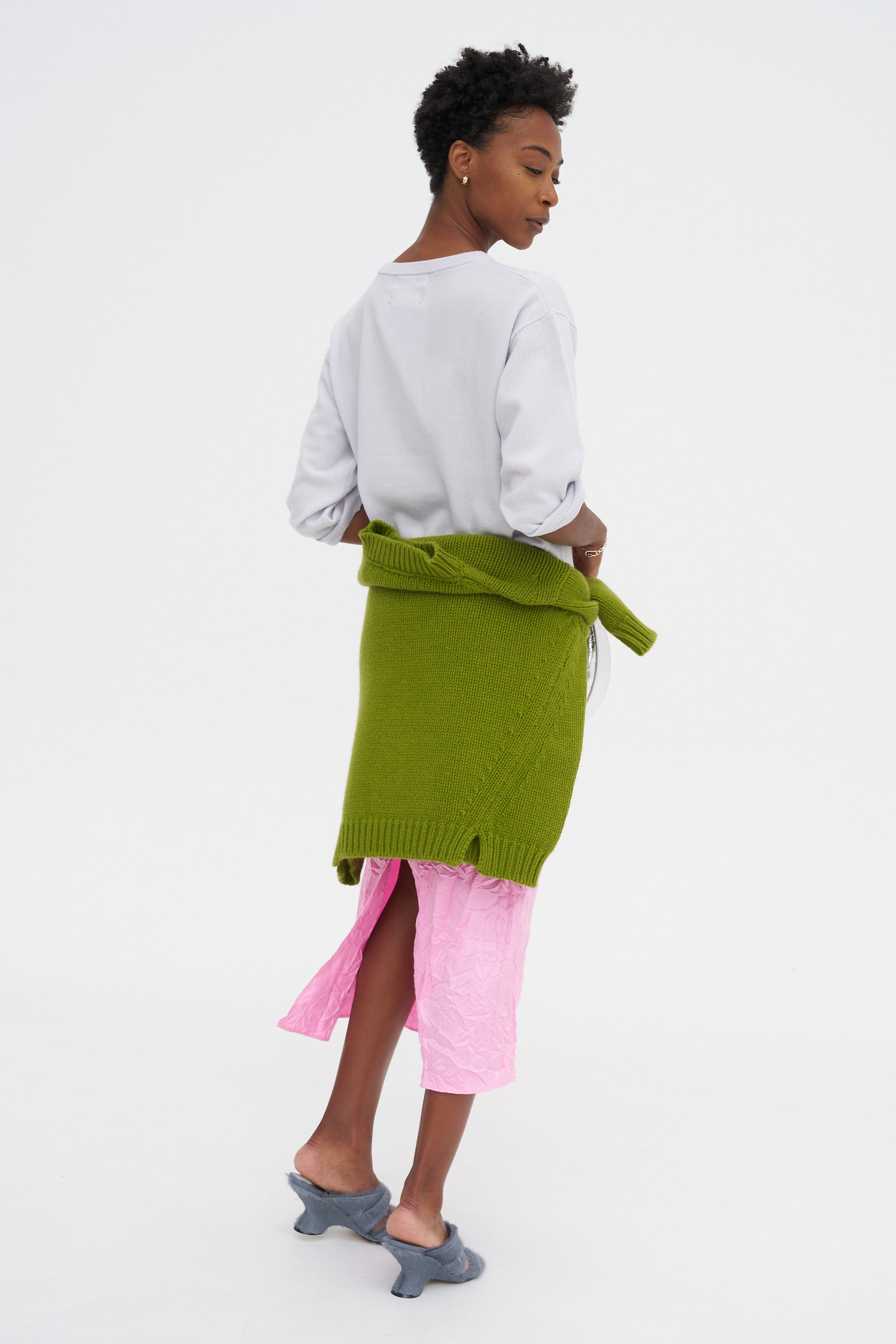 Tech Crush Slip Skirt, Pink
