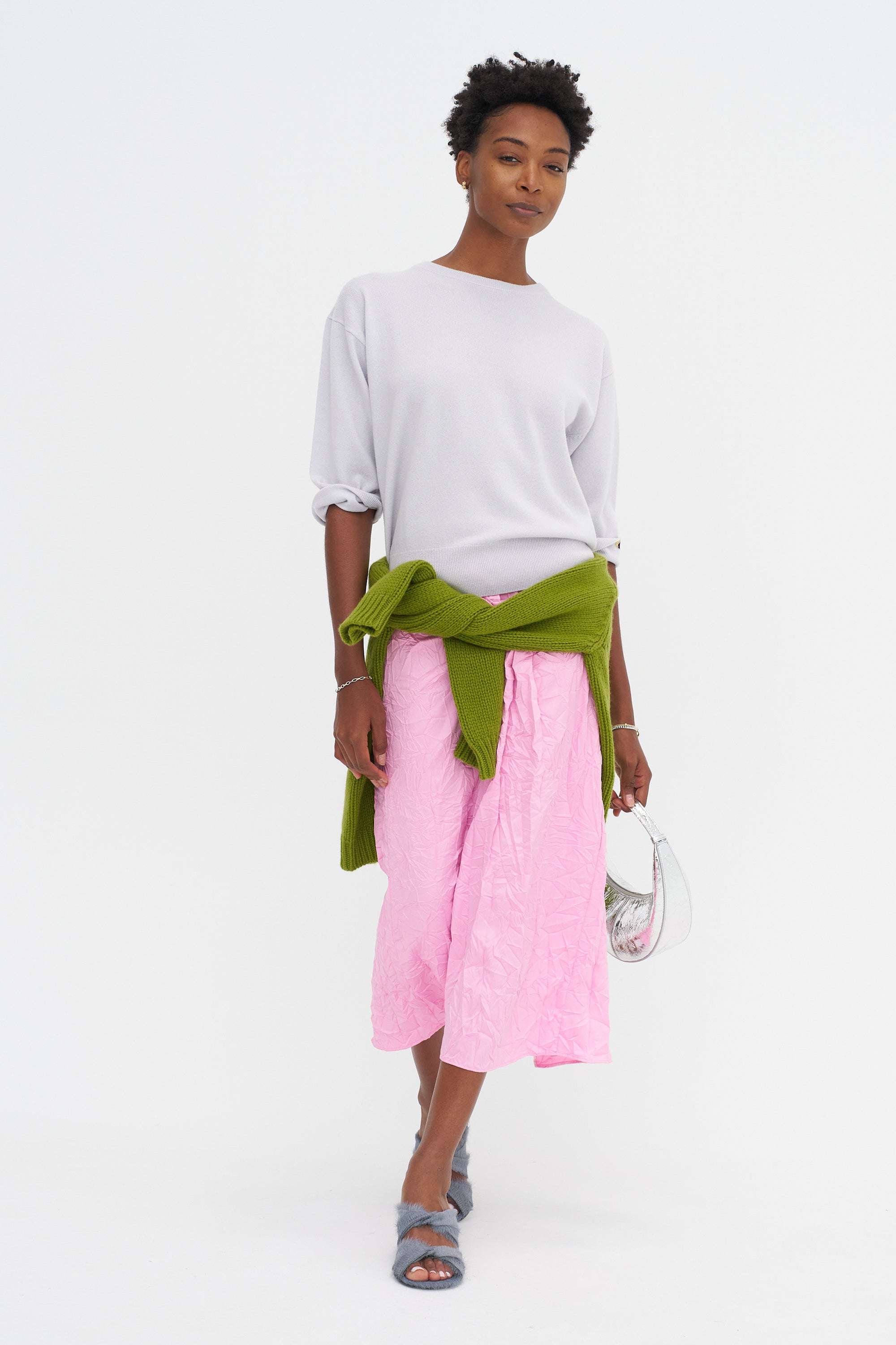 Tech Crush Slip Skirt, Pink