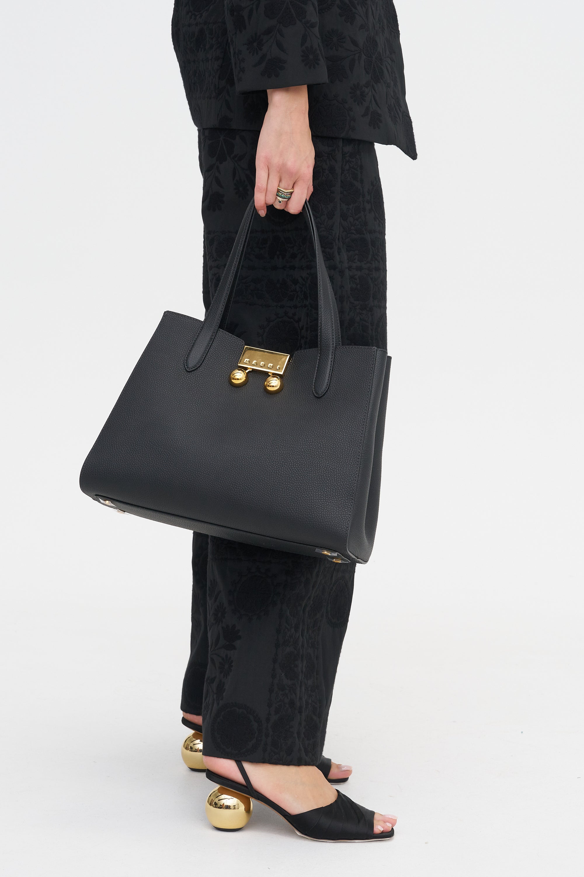 Trunkaroo Tote Handbag, Black
