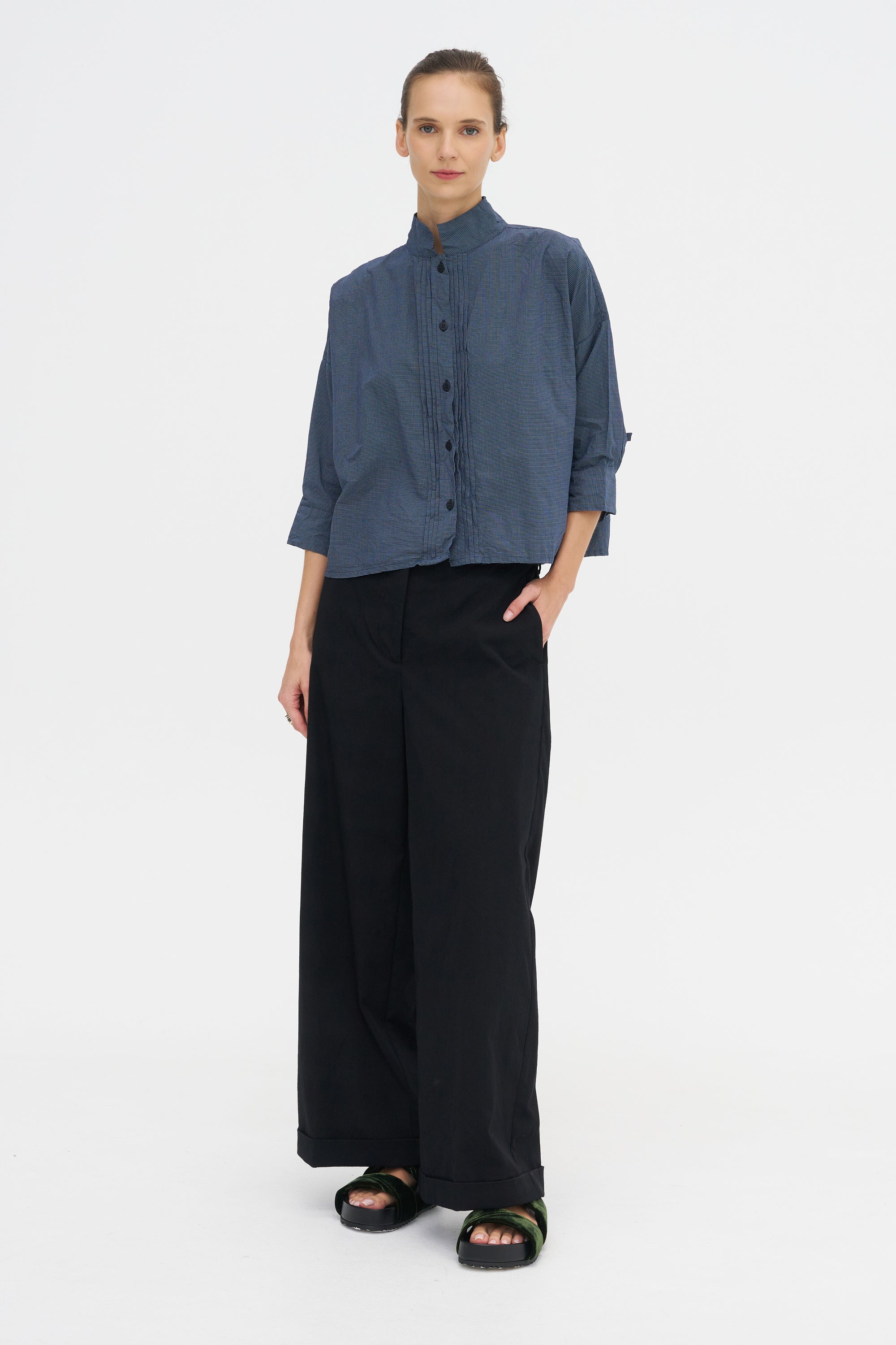 Claudia Shirt, Micro Check