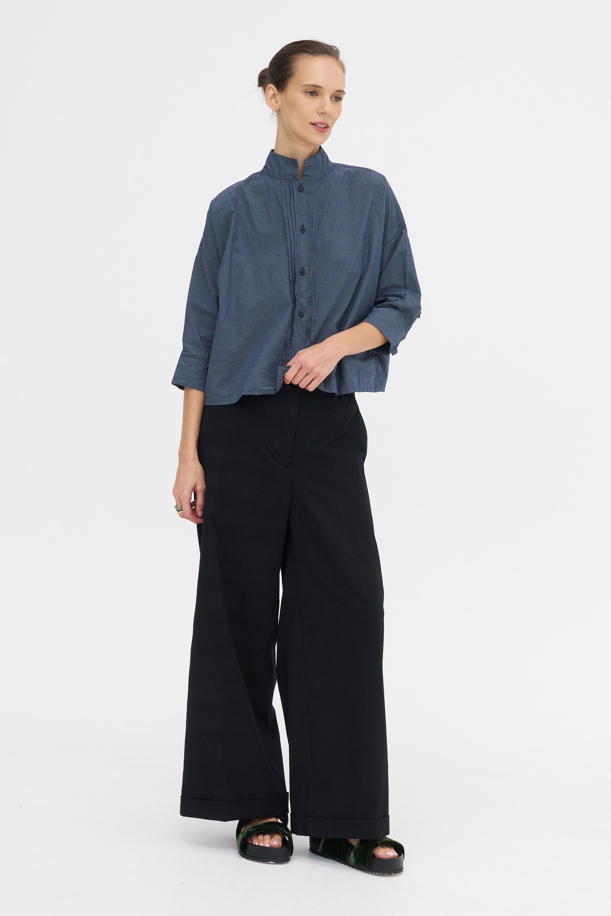 Claudia Shirt, Micro Check