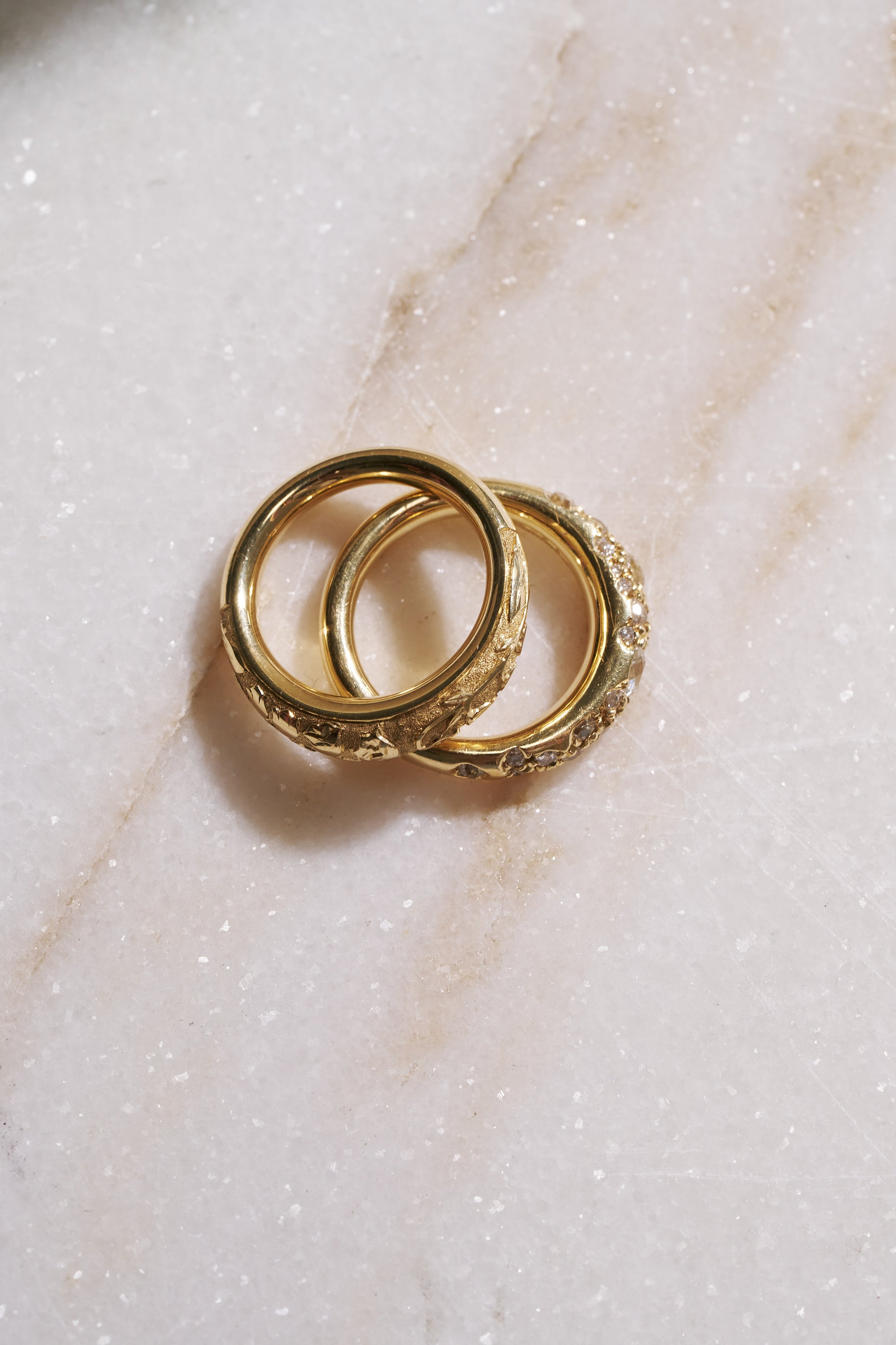 Lily of the Valley Fredag Ring, Yellow Gold