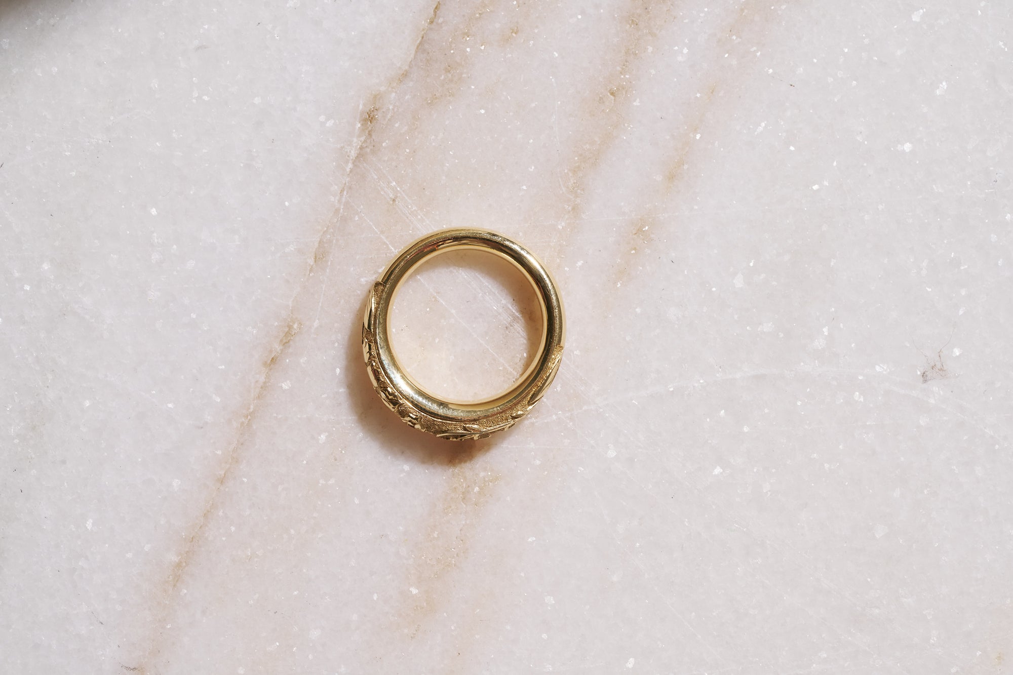 Lily of the Valley Fredag Ring, Yellow Gold