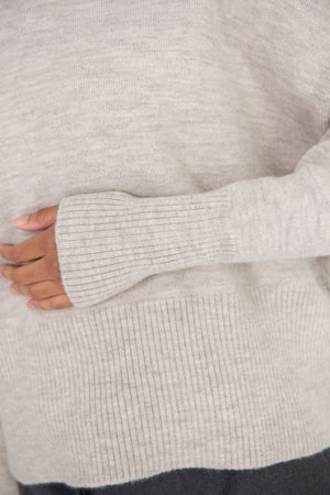 Lauren Manoogian - High Waist Crewneck, Carrara
