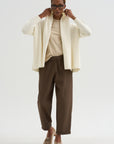 Cardigan Scialle - Knitwear, White