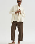 Cardigan Scialle - Knitwear, White