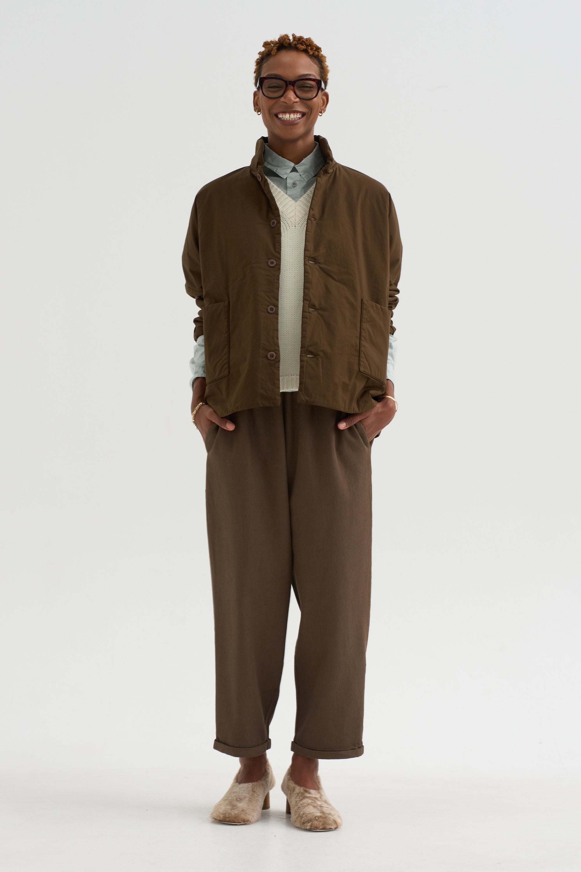 Giacca Nikko - Bombay 150, Teak