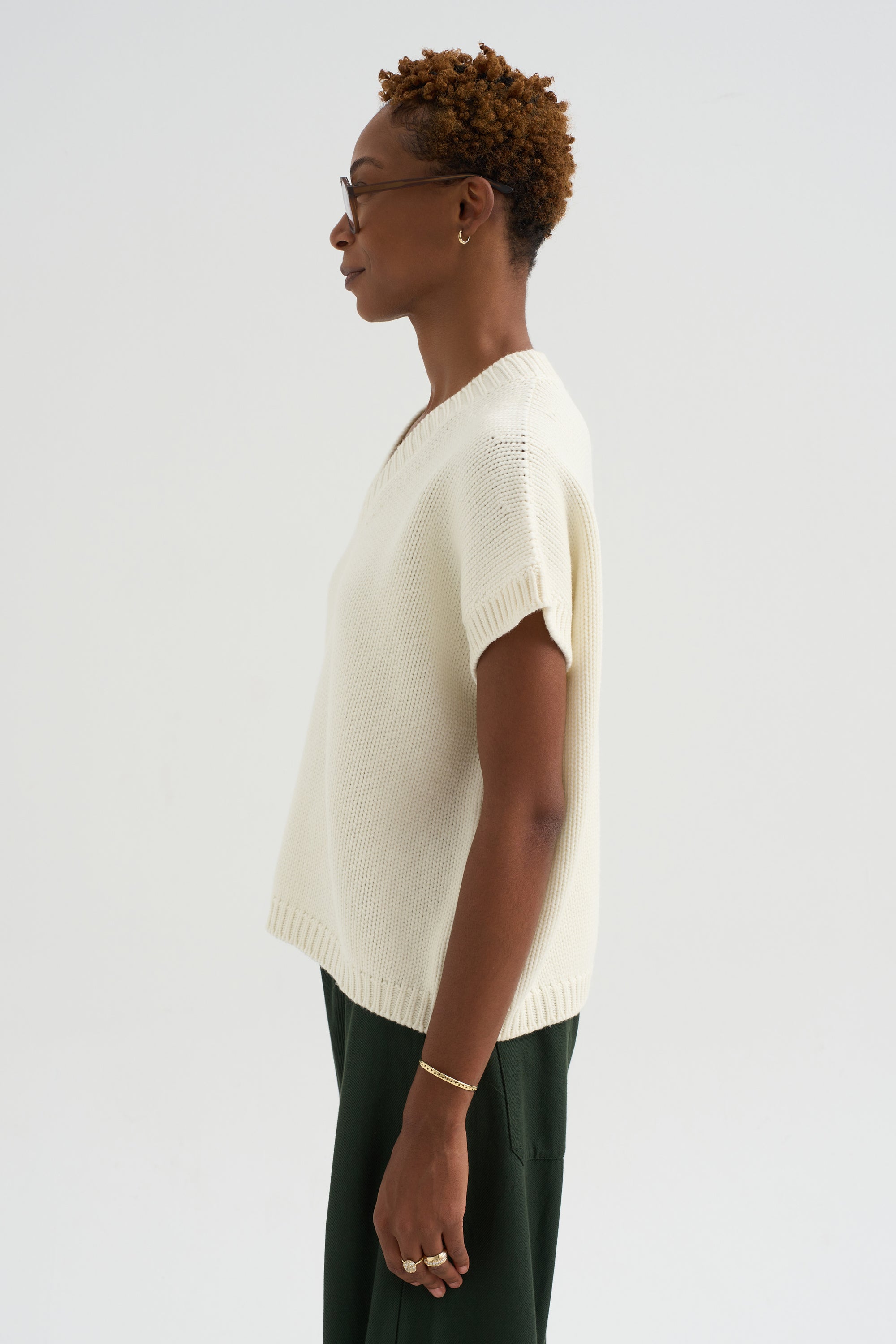 Gilet Finferlo - Knitwear, White