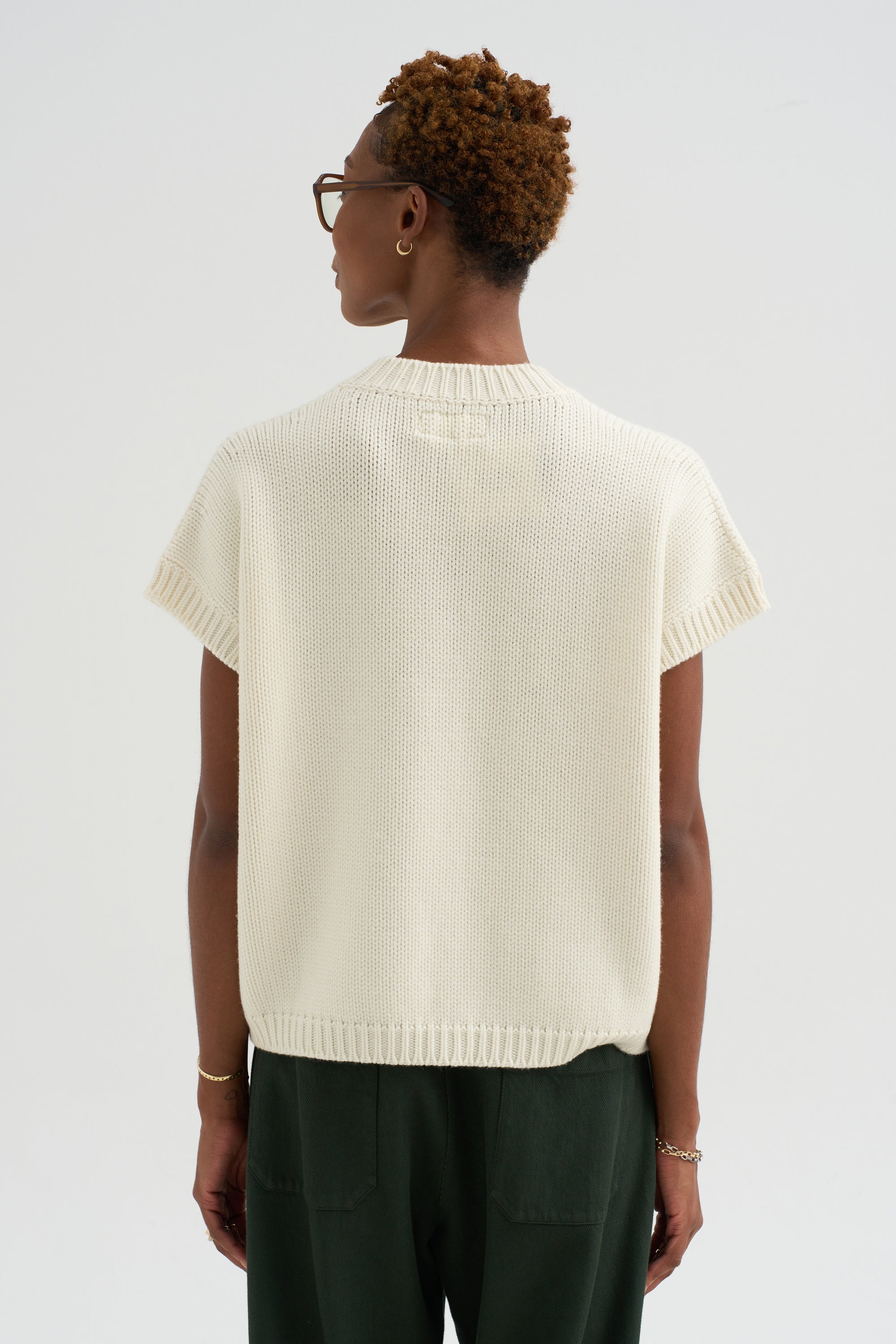 Gilet Finferlo - Knitwear, White