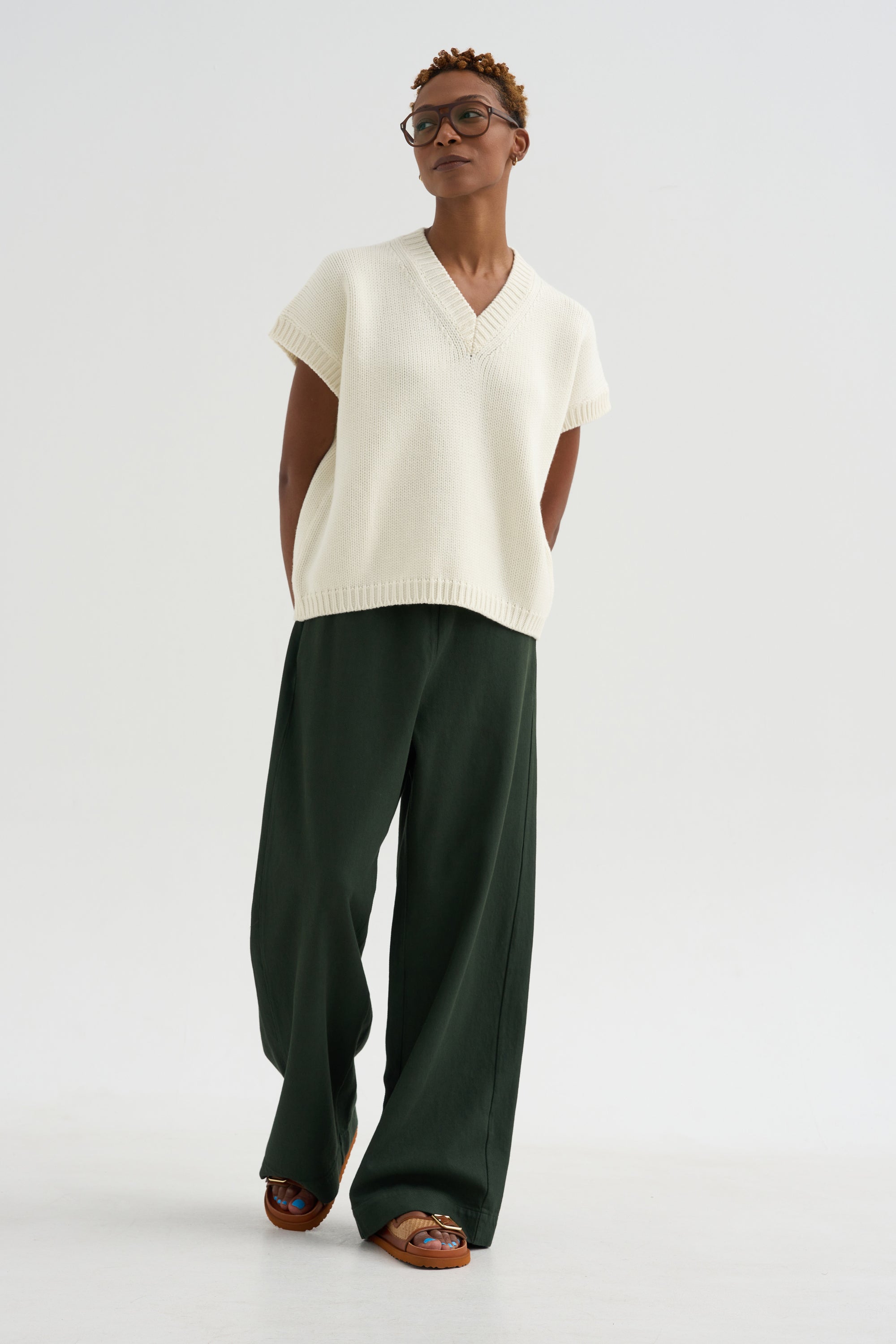Gilet Finferlo - Knitwear, White