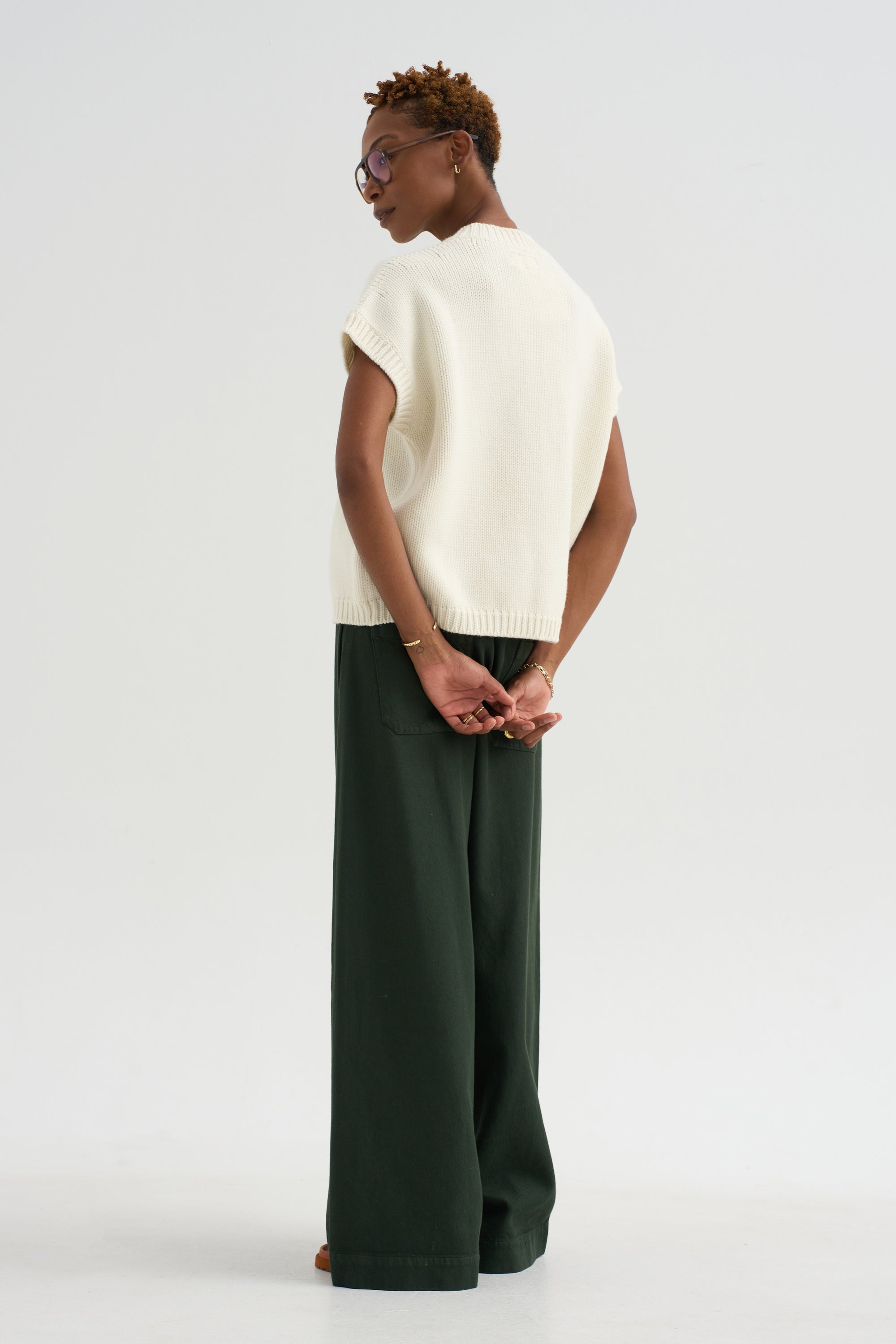 Gilet Finferlo - Knitwear, White