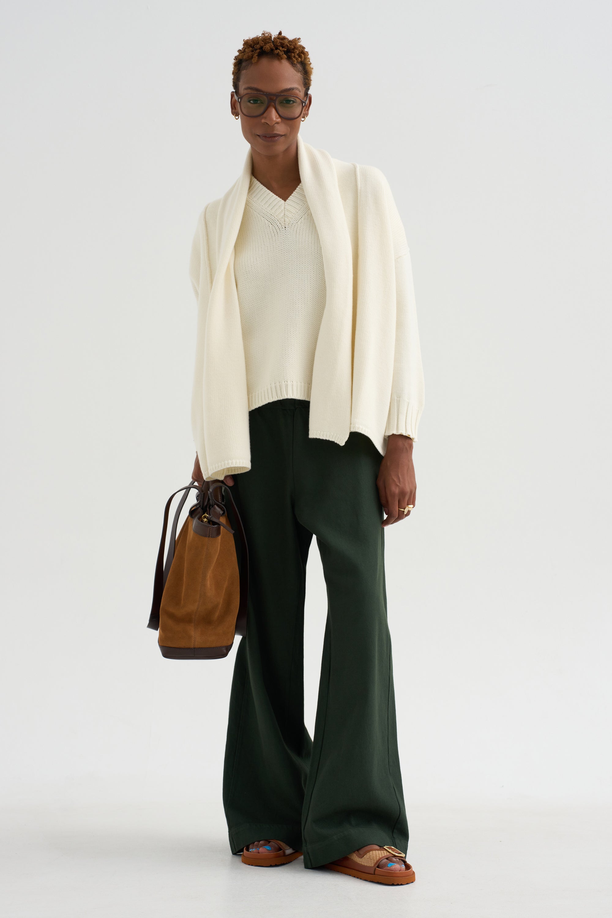 Gilet Finferlo - Knitwear, White