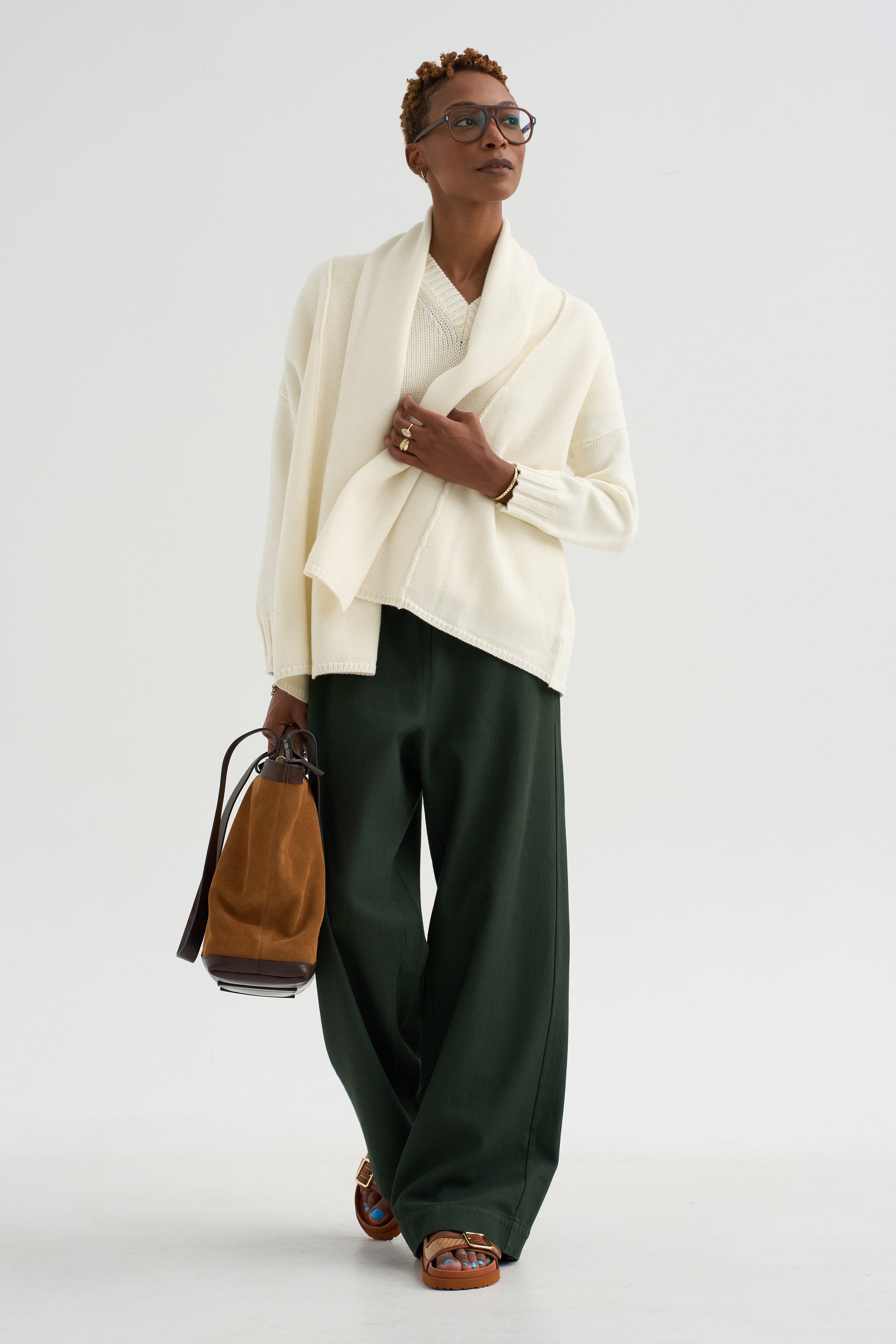 Gilet Finferlo - Knitwear, White