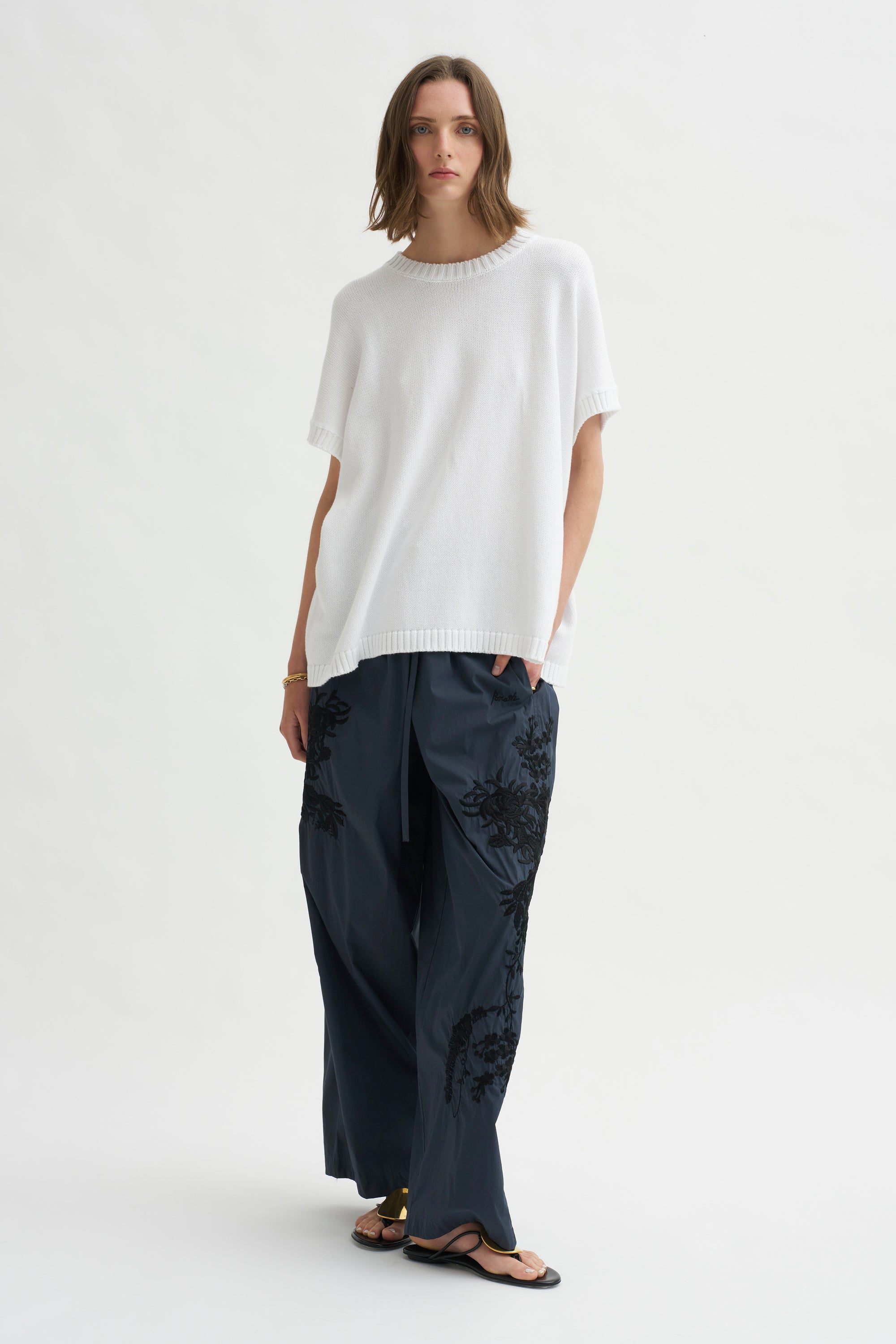 Maglia Polipo - Knitwear, White