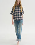 Camicia Ibiza - Checks, Panna