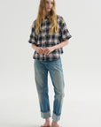 Camicia Ibiza - Checks, Panna