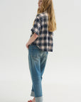Camicia Ibiza - Checks, Panna
