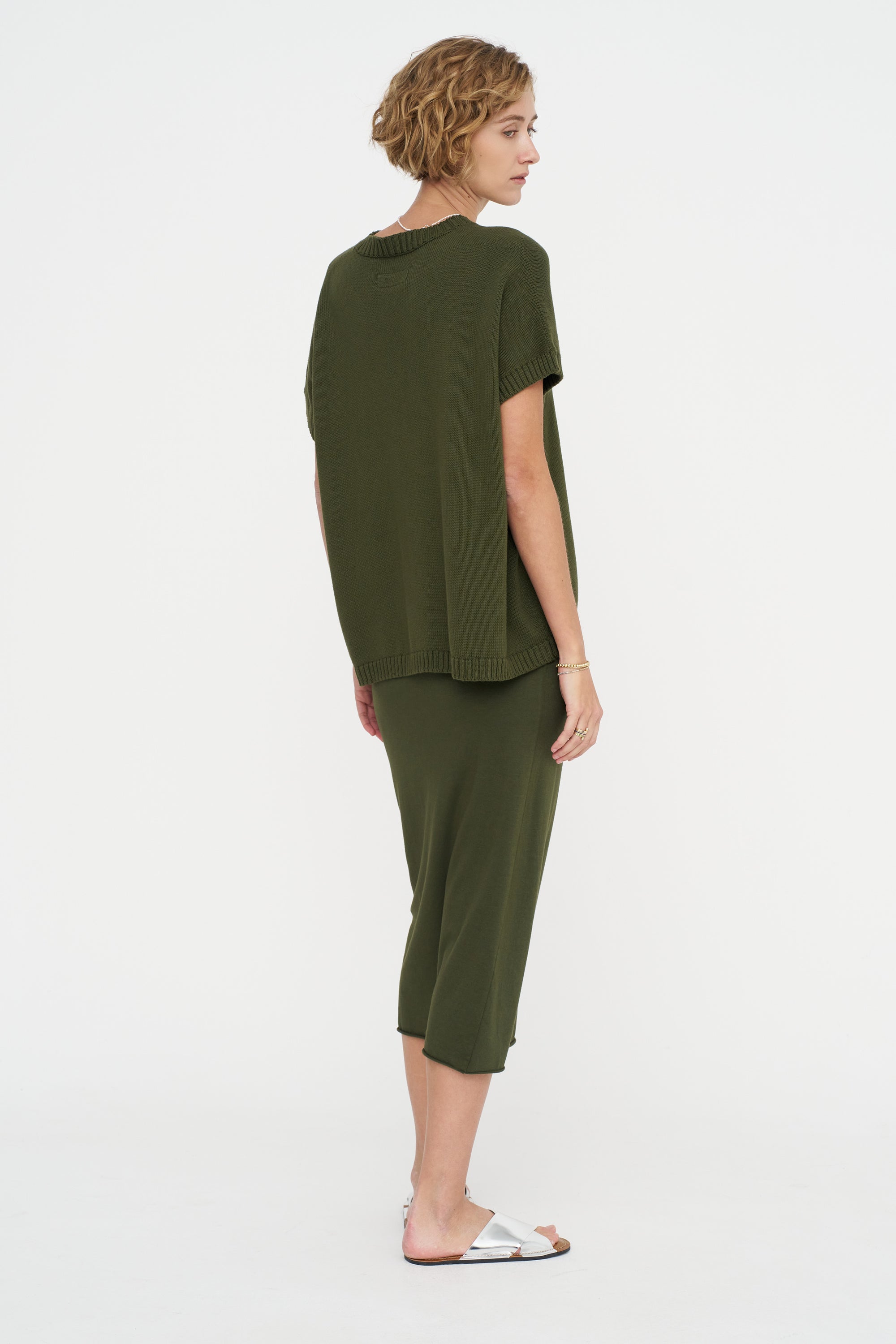 Gilet Polipo - Knitwear, Olive