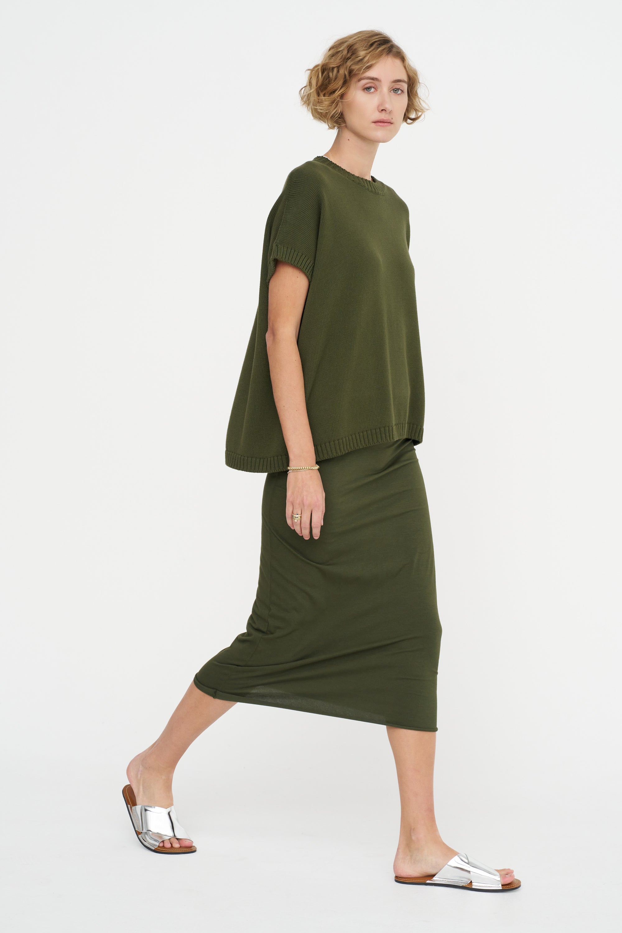 Gilet Polipo - Knitwear, Olive