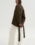Coto Cardigan, Olive