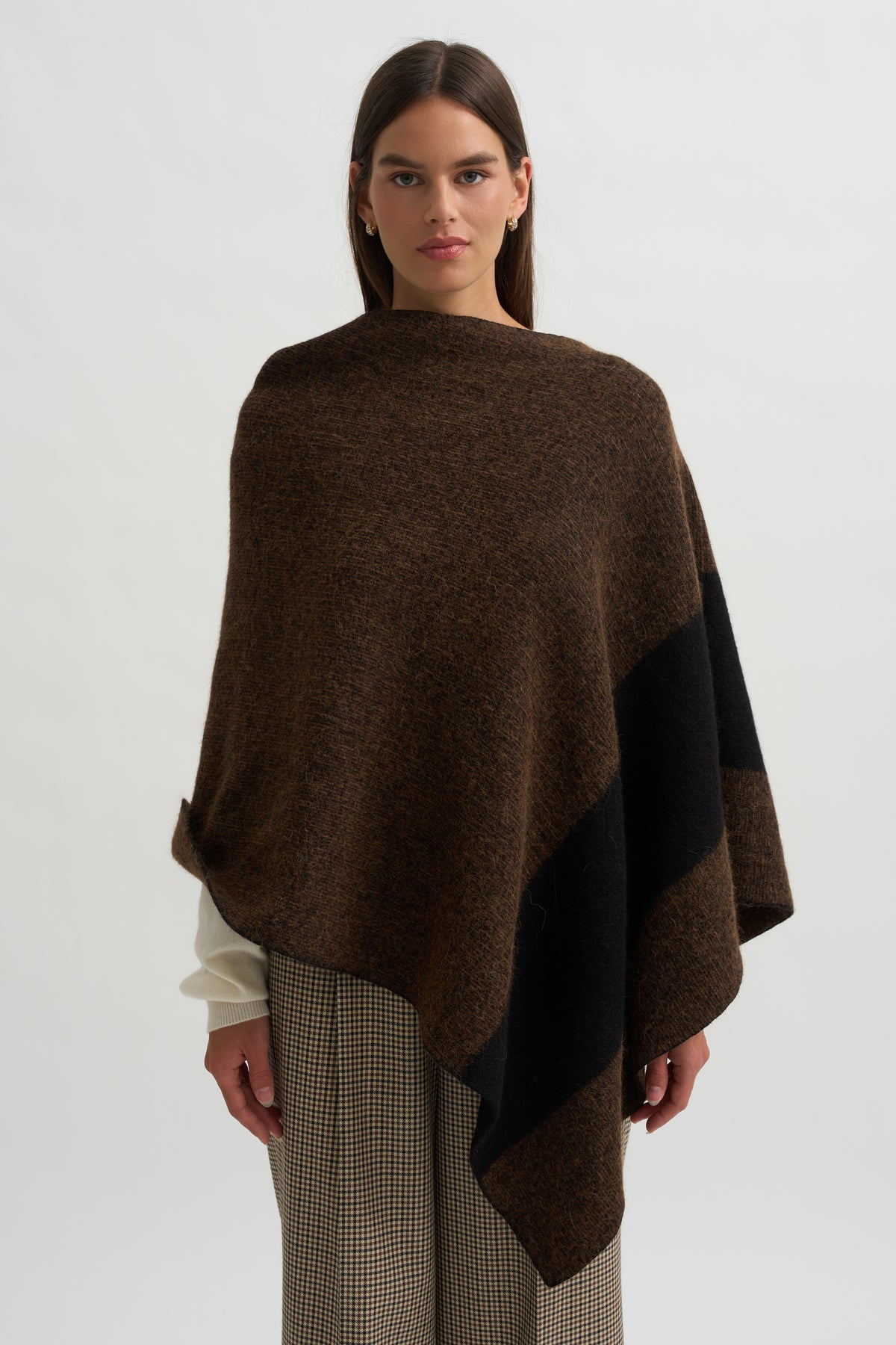 Block Poncho, Rust Marl