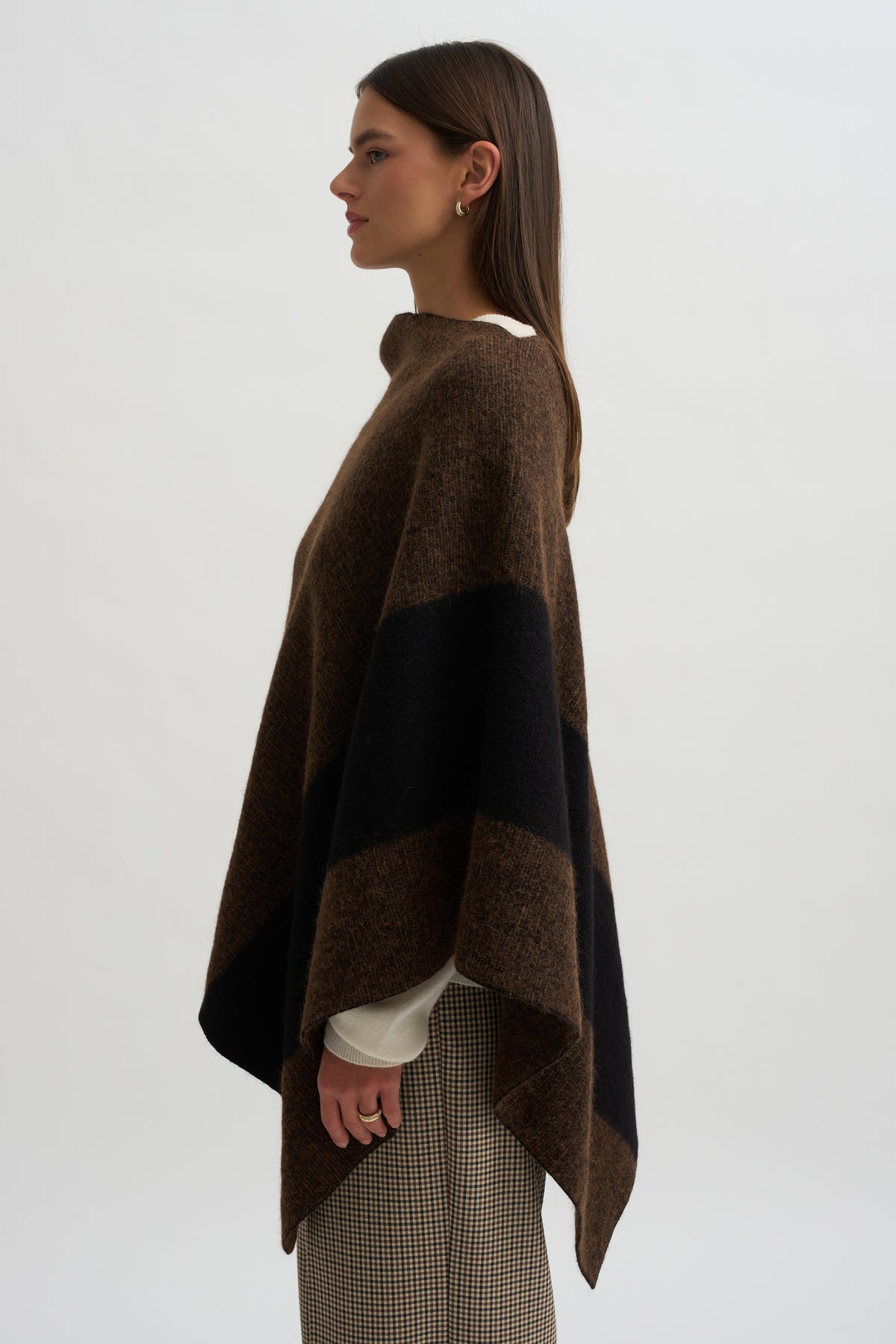Block Poncho, Rust Marl