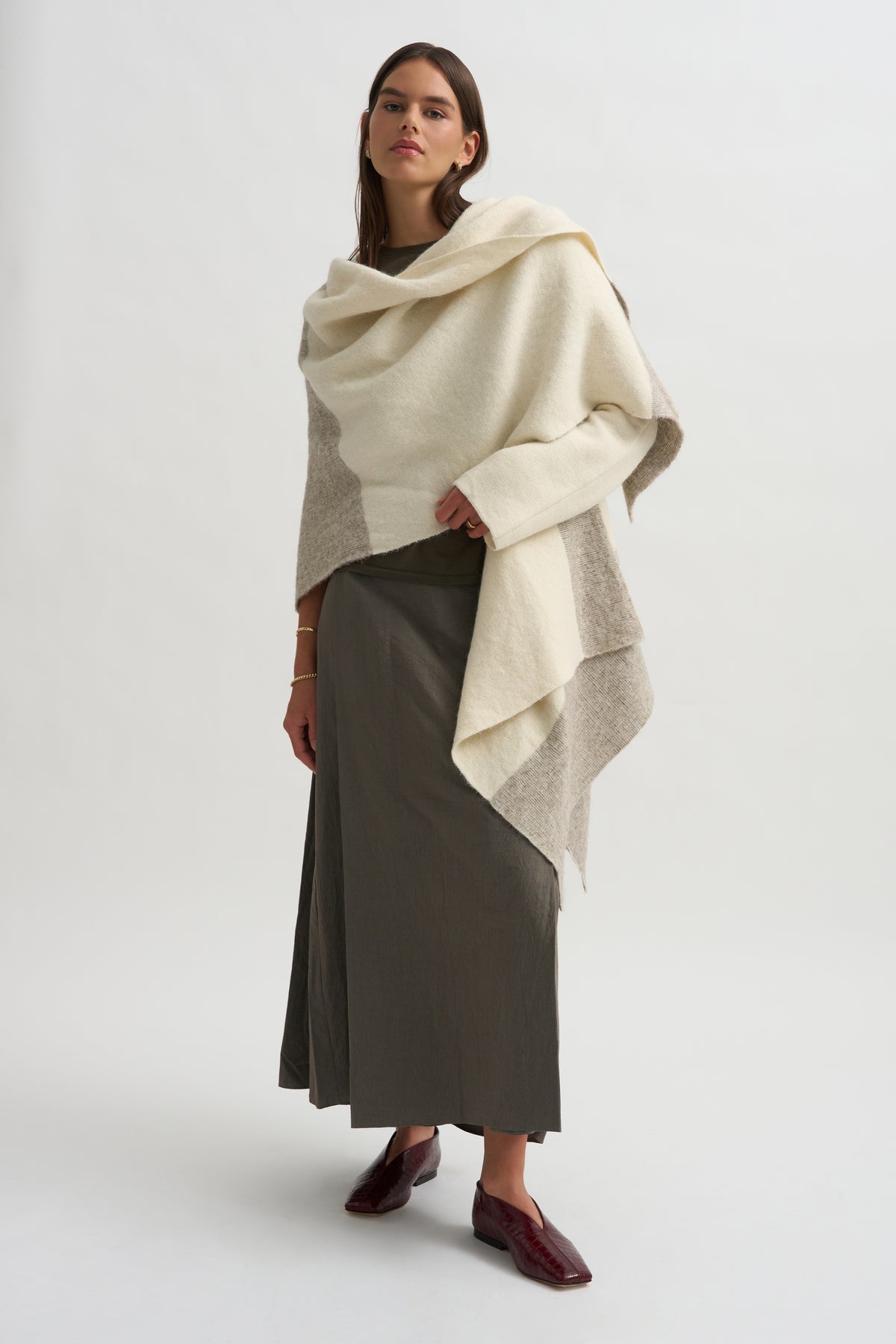 Dado Skirt, Grey