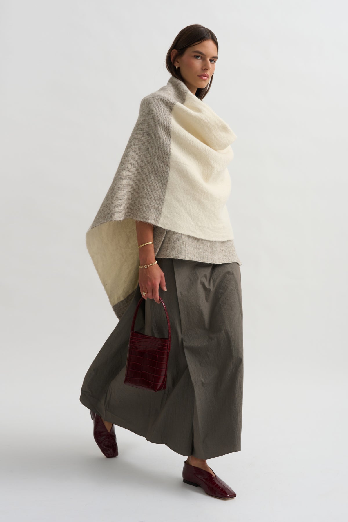 Dado Skirt, Grey