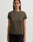 Bias Baby Tee, Sumi Wash