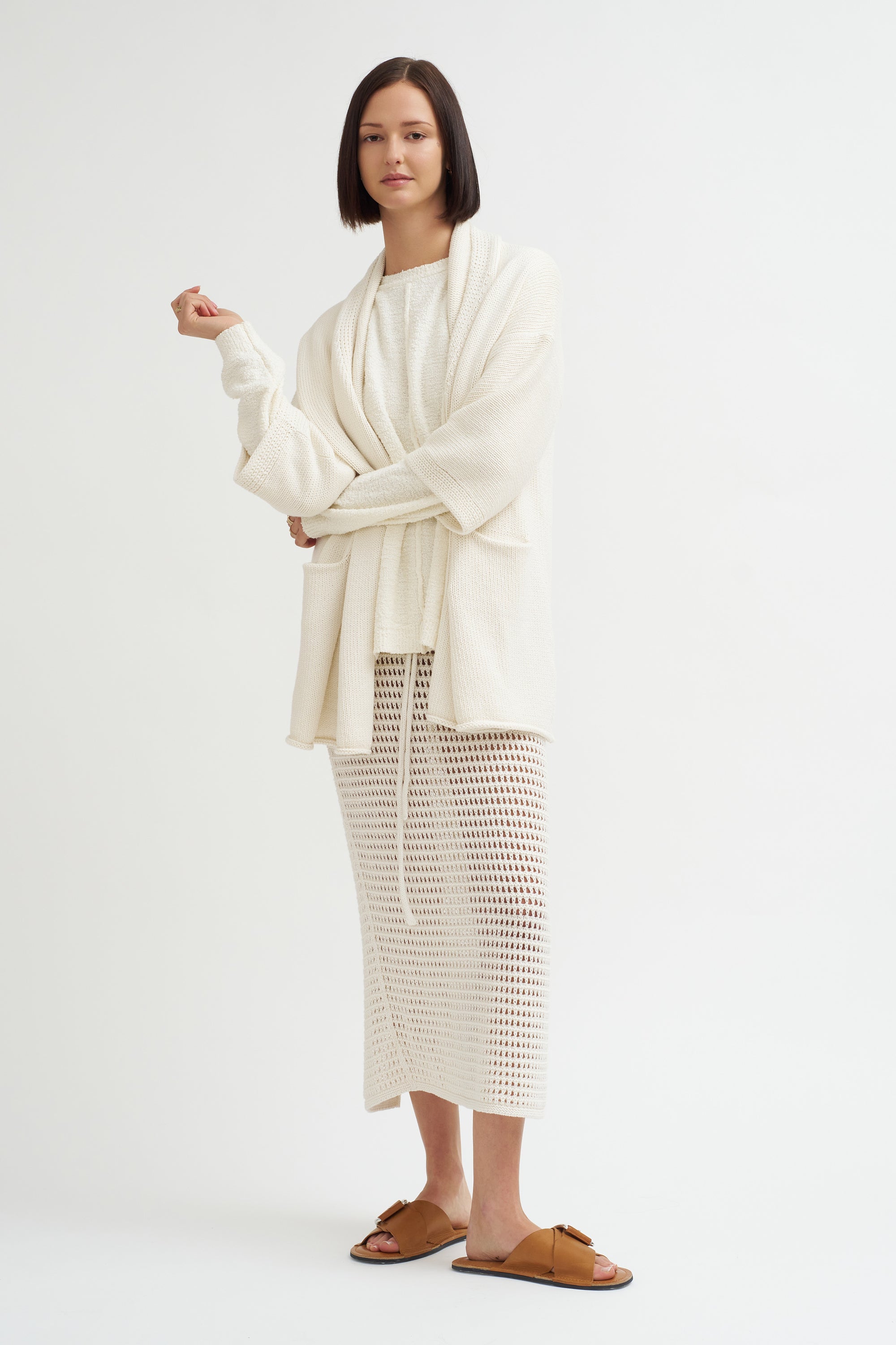 Net Skirt, Bone