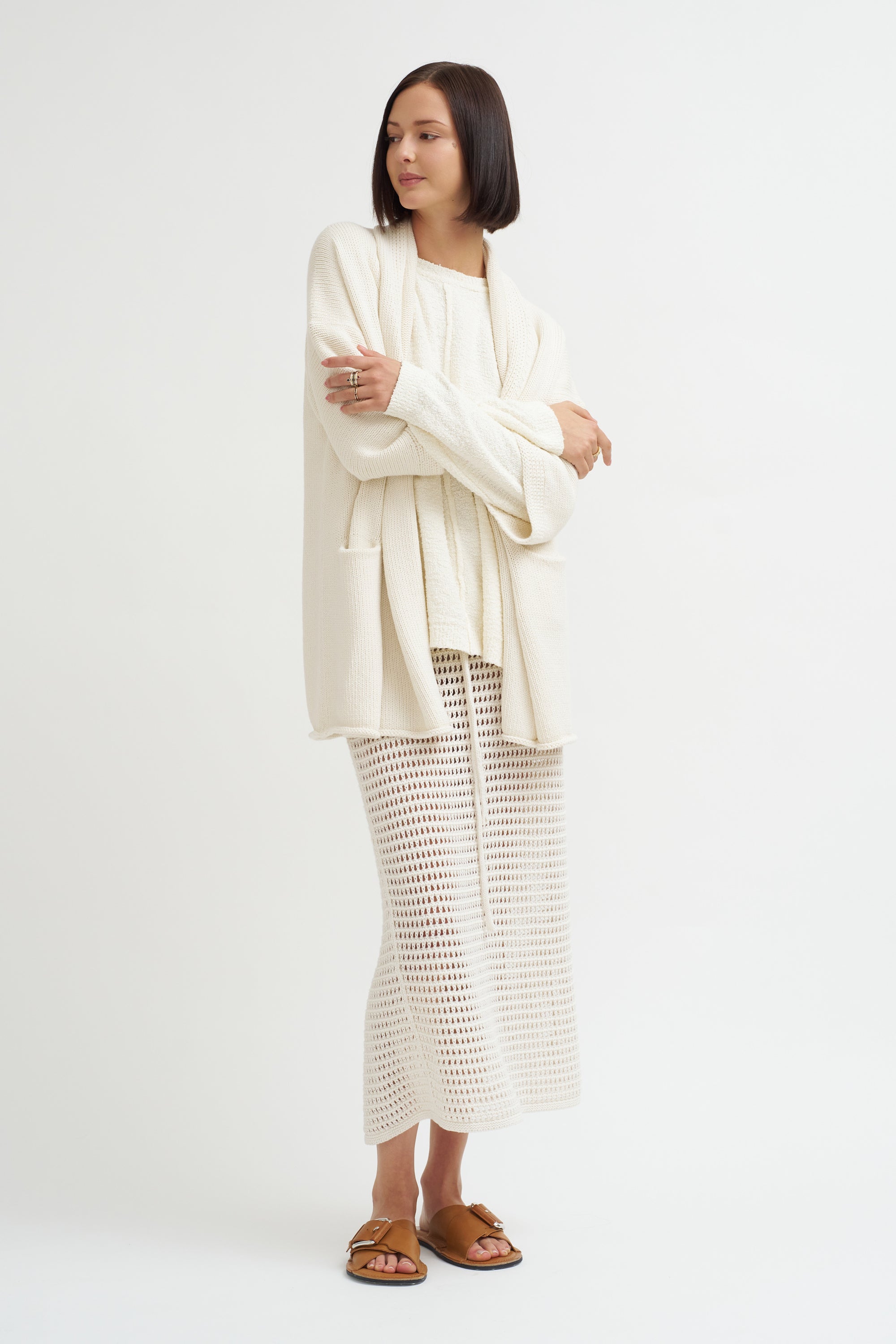 Net Skirt, Bone