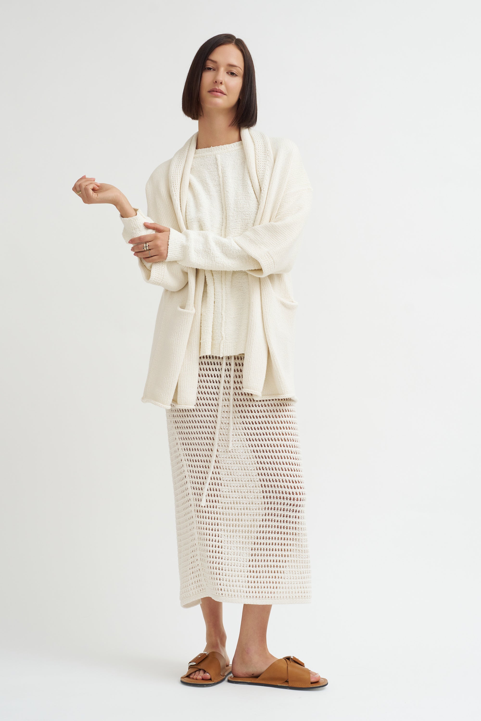 Net Skirt, Bone