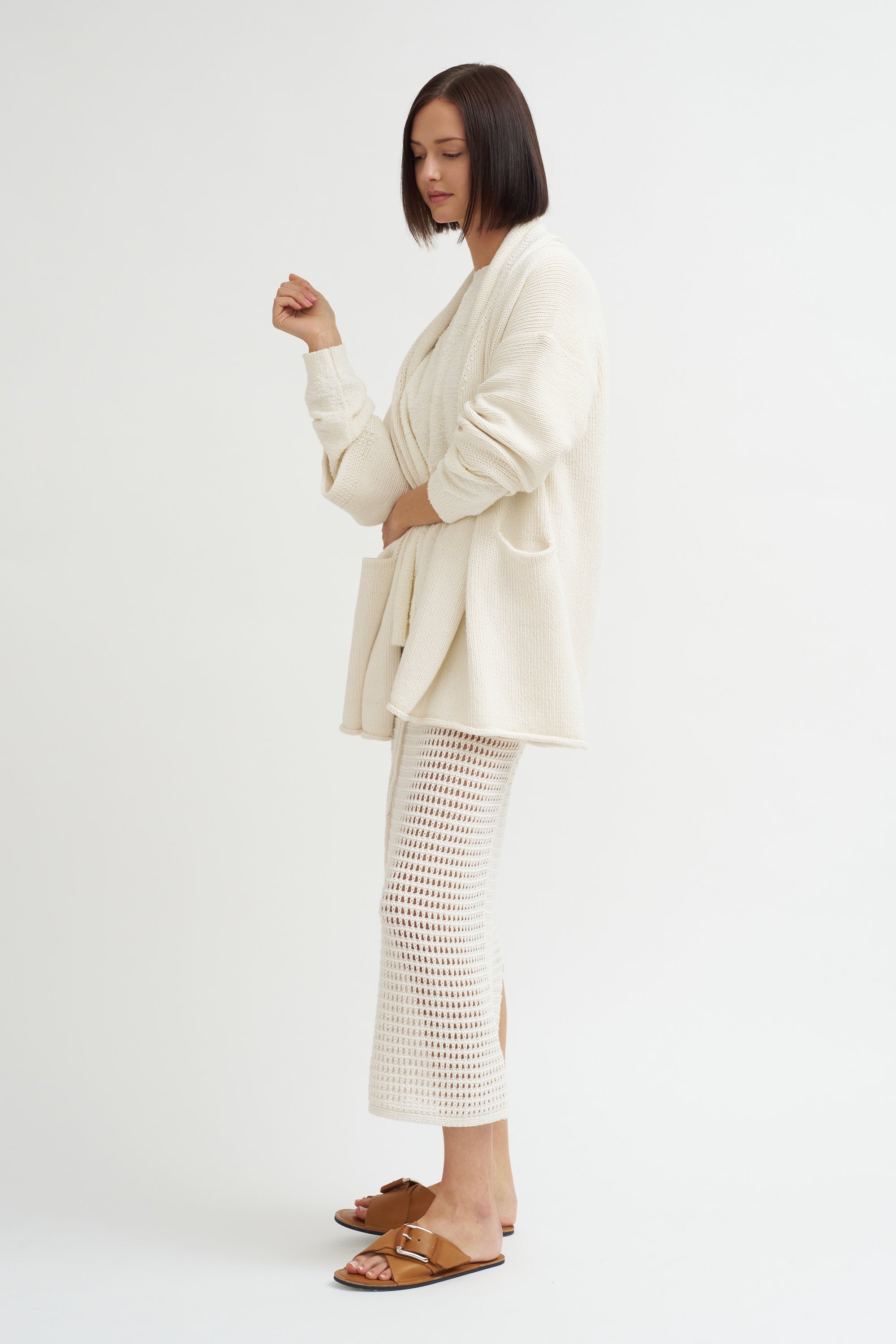 Net Skirt, Bone