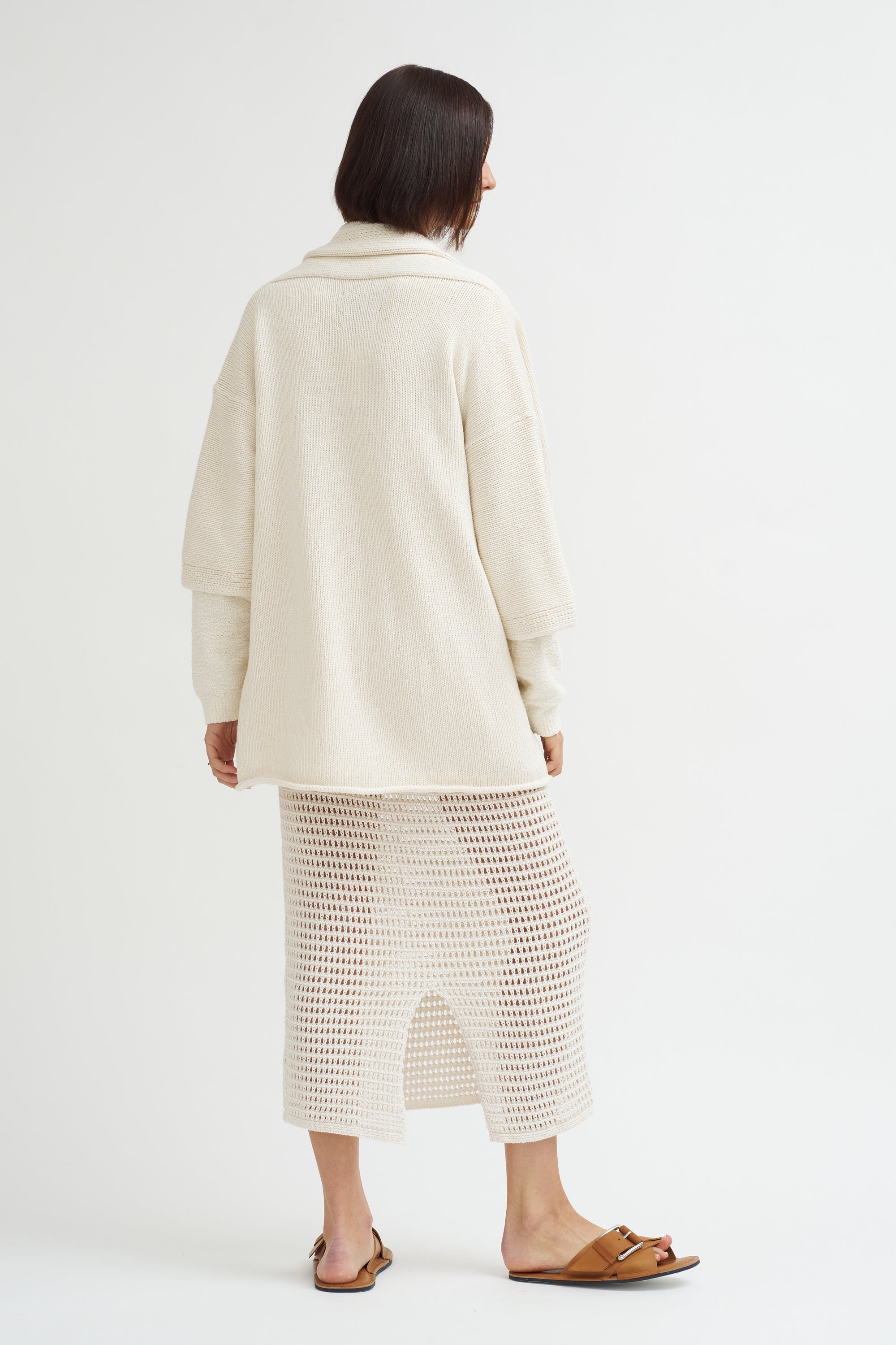 Net Skirt, Bone