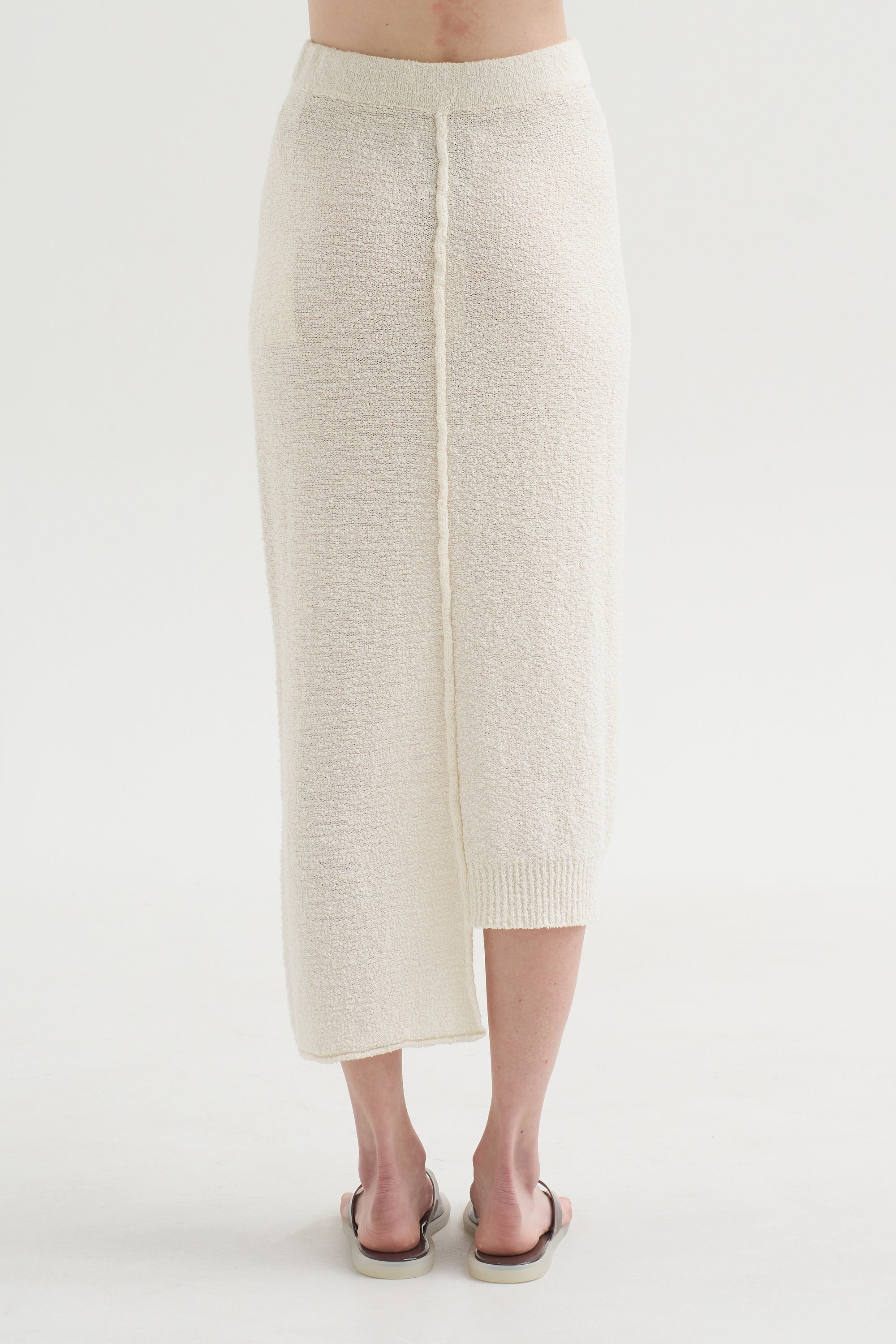 Boucle Skirt, White