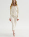 Boucle Skirt, White