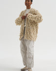 Tufted Cardigan, Flax