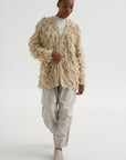 Tufted Cardigan, Flax