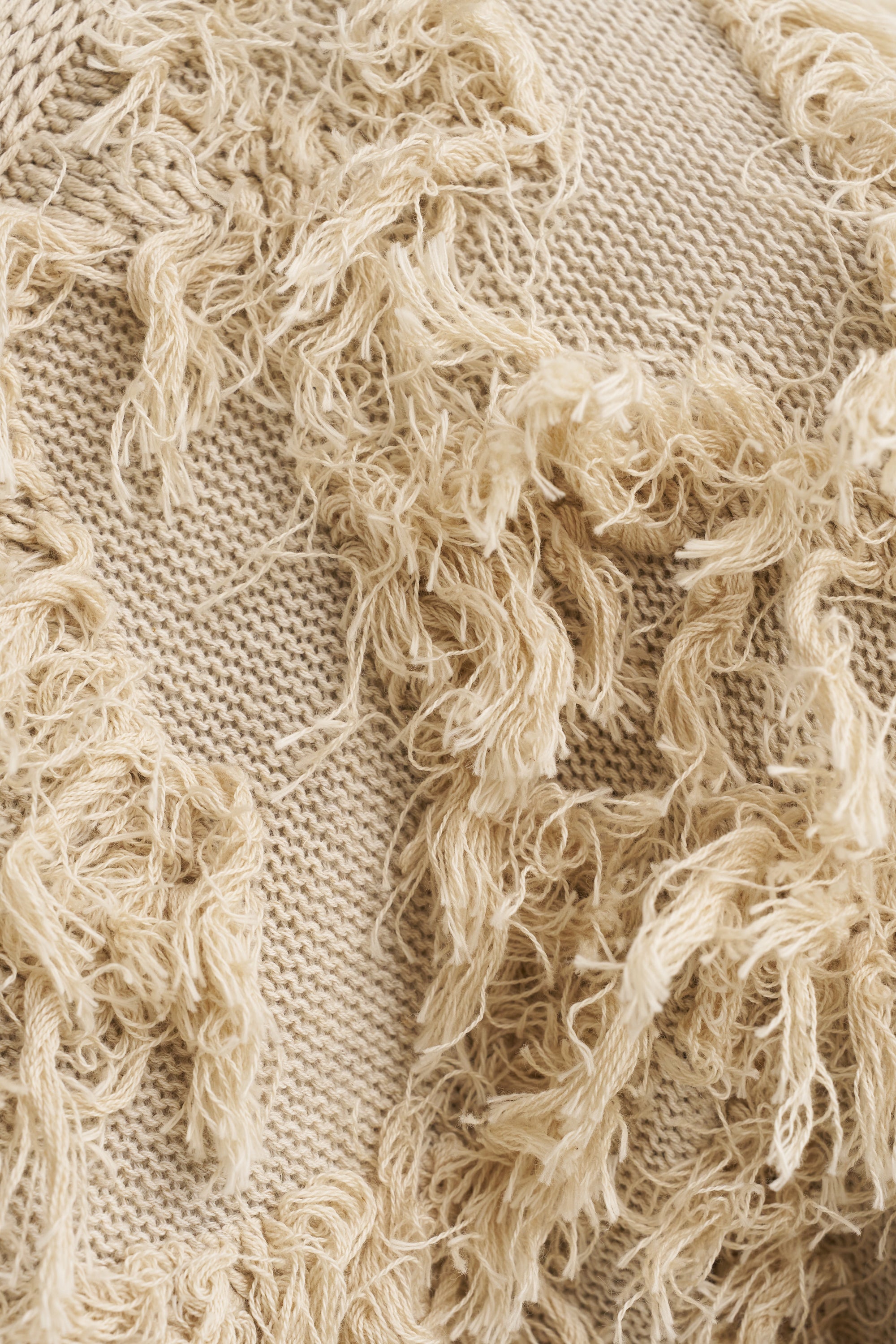 Tufted Cardigan, Flax
