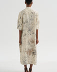 Handpaint Shirt Dress, Natural