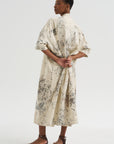 Handpaint Shirt Dress, Natural