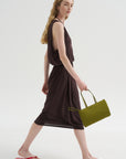 Double Layer Drape Dress, Fig