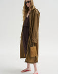 Double Layer Drape Dress, Fig