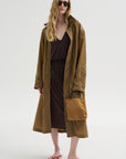 Double Layer Drape Dress, Fig