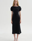 Belted Dress, Black