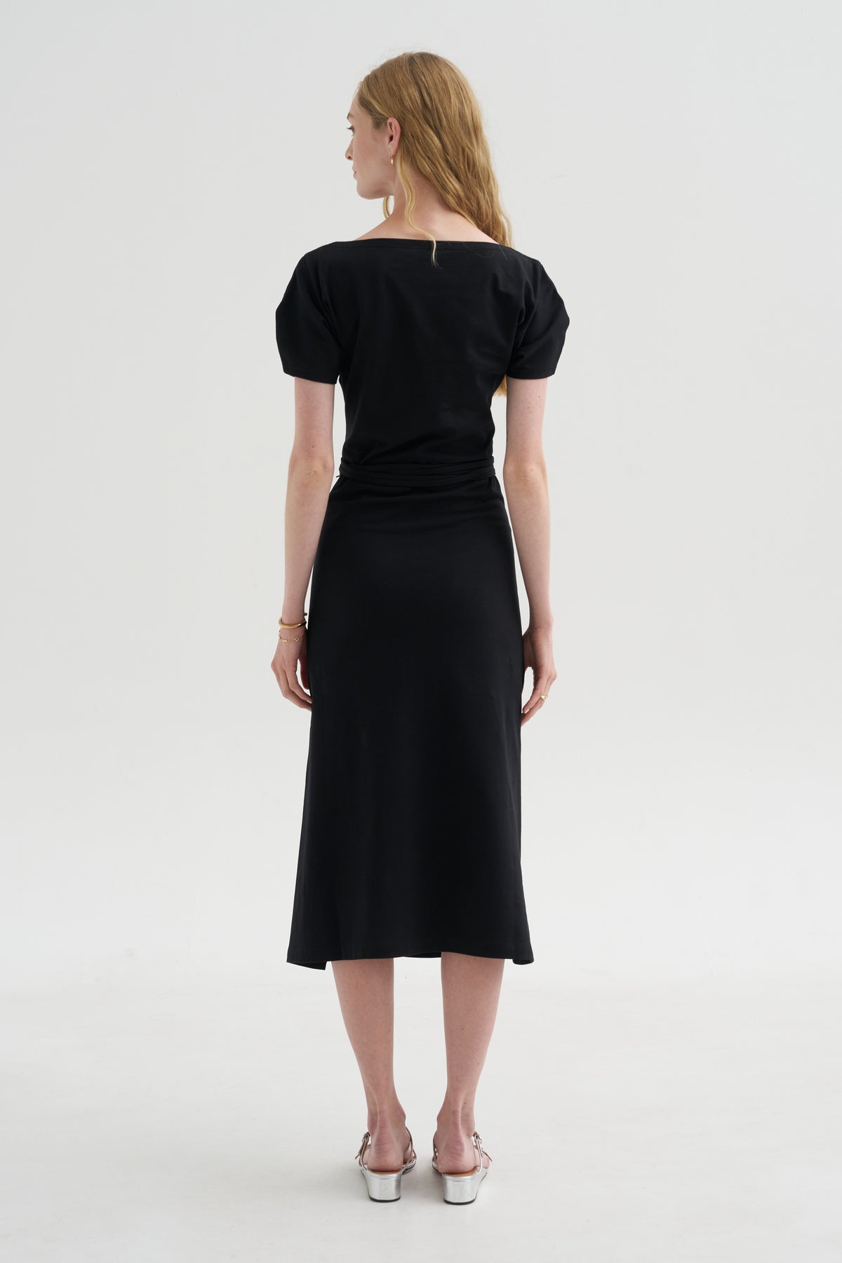 Belted Dress, Black