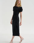 Belted Dress, Black